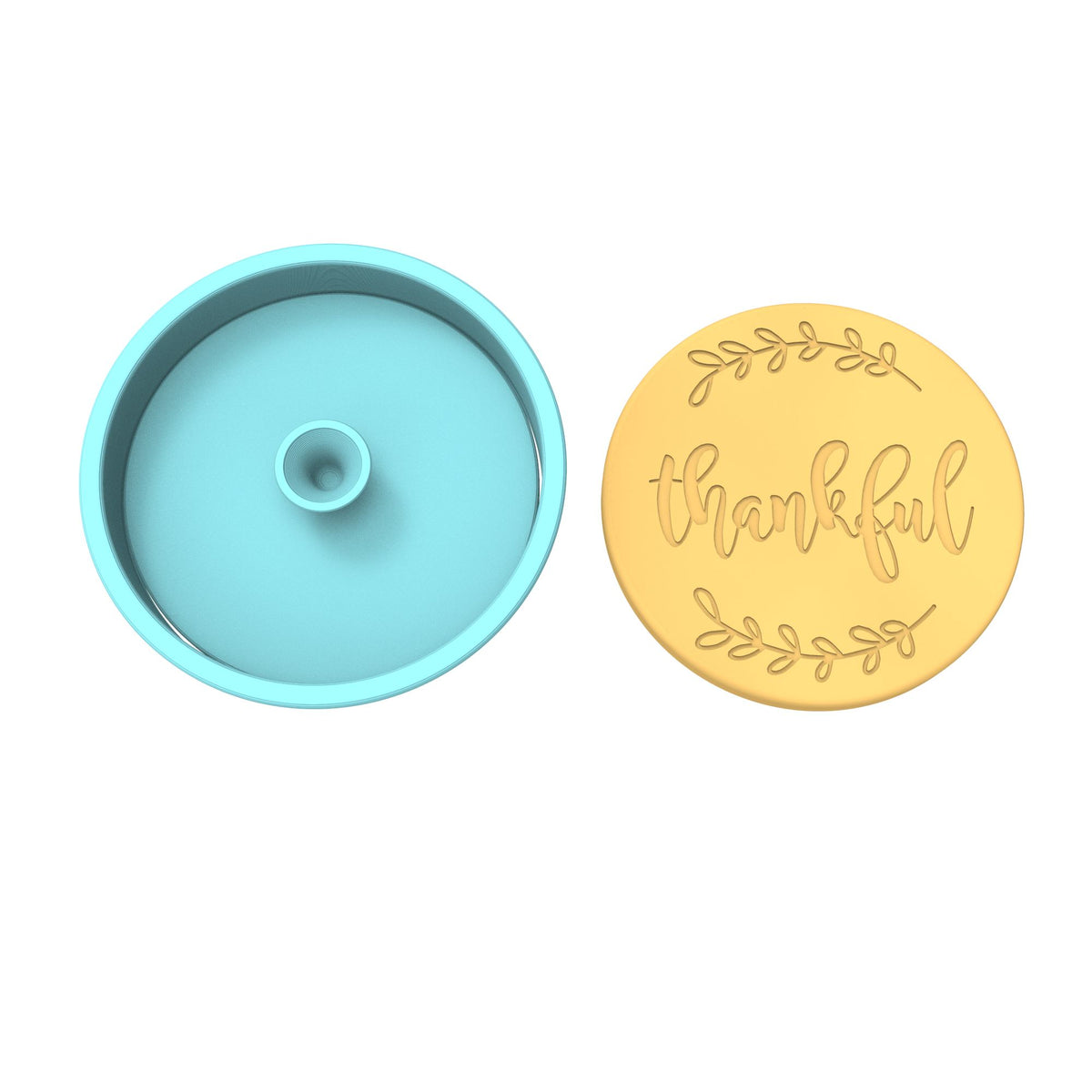 Thankful Cookie Cutter  Outline & Stamp #1