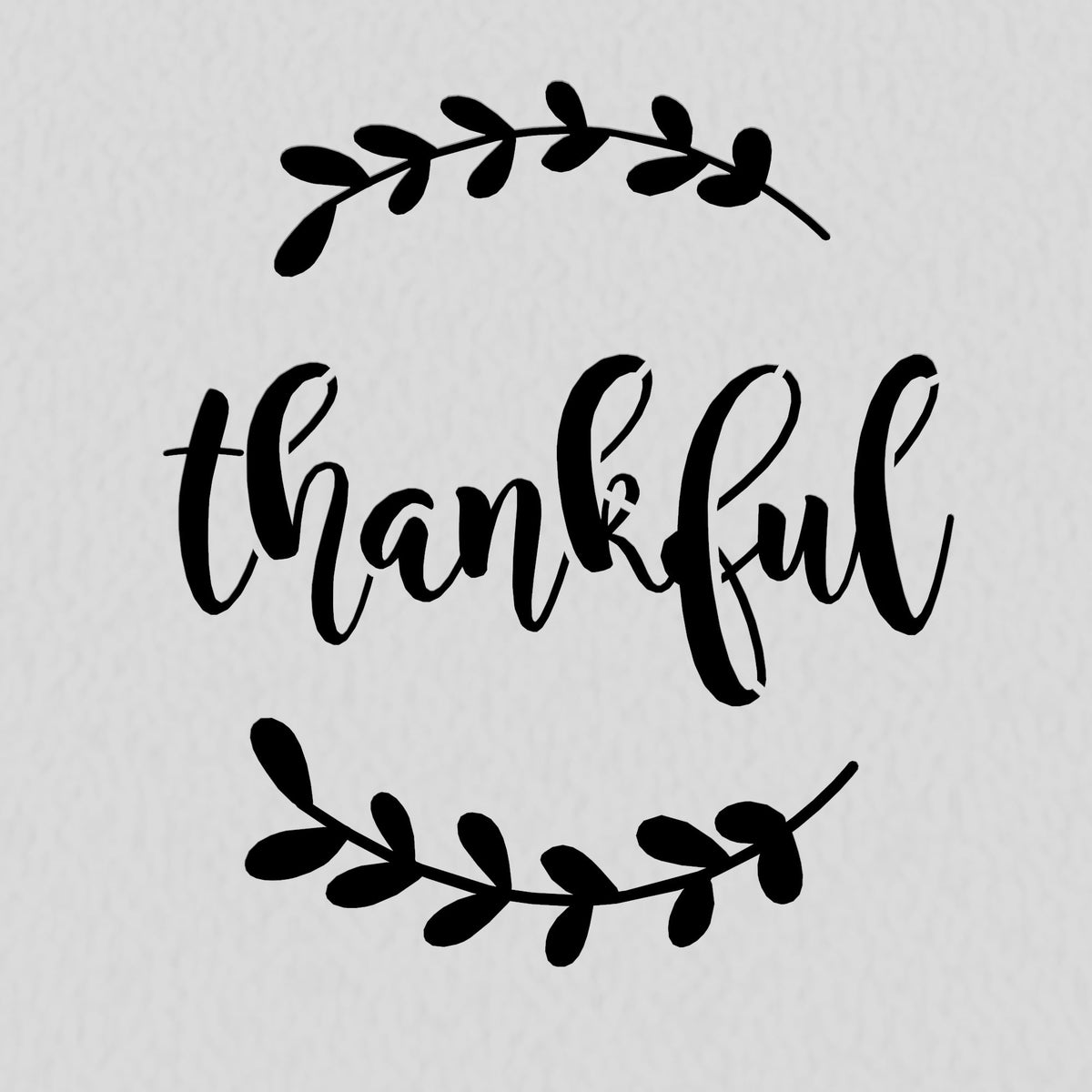 Thankful Cookie Cutter  Outline & Stamp #1