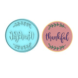 Thankful Cookie Cutter  Outline & Stamp #1