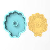 Thanksgiving Cookie Cutter | Stamp | Stencil #3 Halloween / Fall Cookie Cutter Lady 