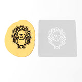 Thanksgiving Cookie Cutter | Stamp | Stencil #3 Halloween / Fall Cookie Cutter Lady 3 Inch Cupcake/Small Cookie Stamp Only Yes