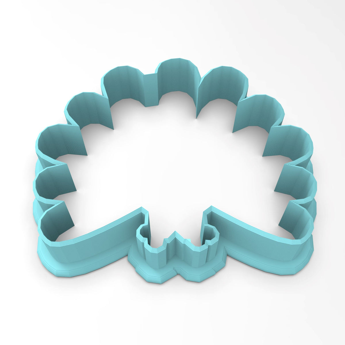 Thanksgiving Pilgrim Turkey Cookie Cutter | Stamp | Stencil #2