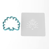 Thanksgiving Pilgrim Turkey Cookie Cutter | Stamp | Stencil #2