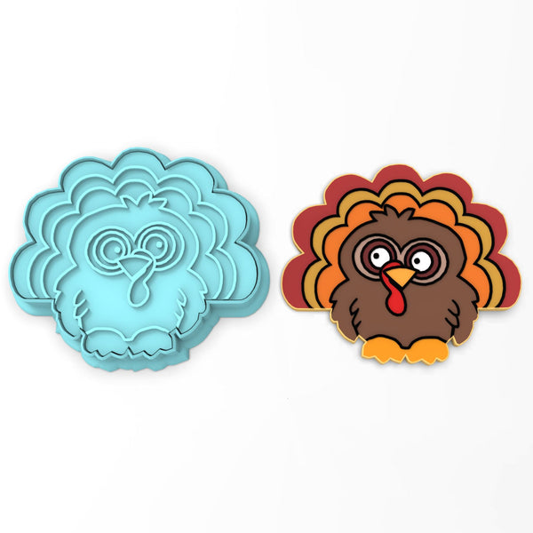 Thanksgiving Turkey Cookie Cutter | Stamp | Stencil #1