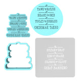 The Great Bambino Cookie Cutter | Stamp | Stencil #1 4th of july Cookie Cutter Lady MINI - 2 Inches (5cm) **FULL SET BUNDLE** Cutter + Stamp + Stencil + Debosser **BEST DEAL** 