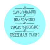 The Great Bambino Cookie Cutter | Stamp | Stencil #1 4th of july Cookie Cutter Lady MINI - 2 Inches (5cm) Debosser ONLY 