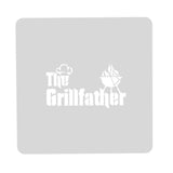 The Grill Father Cookie Cutter | Stamp | Stencil #1 Cookie Cutter Lady MINI - 2 Inches (5cm) Stencil ONLY 