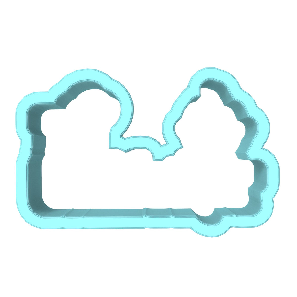 The Grill Father Cookie Cutter | Stamp | Stencil #1 Cookie Cutter Lady MINI - 2 Inches (5cm) Cookie Cutter ONLY (Outline) 