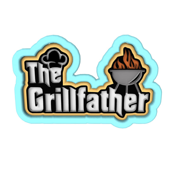 The Grill Father Cookie Cutter | Stamp | Stencil #1 Cookie Cutter Lady 