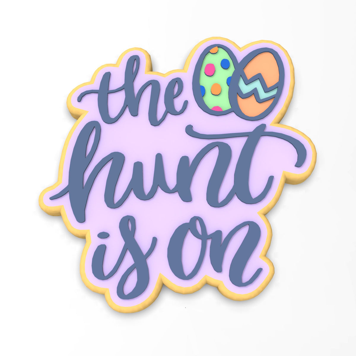 The Hunt Is On Cookie Cutter | Stamp | Stencil #1