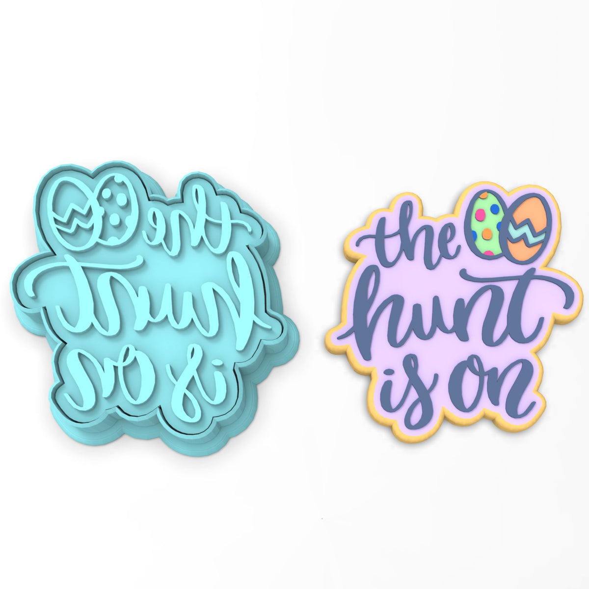 The Hunt Is On Cookie Cutter | Stamp | Stencil #1