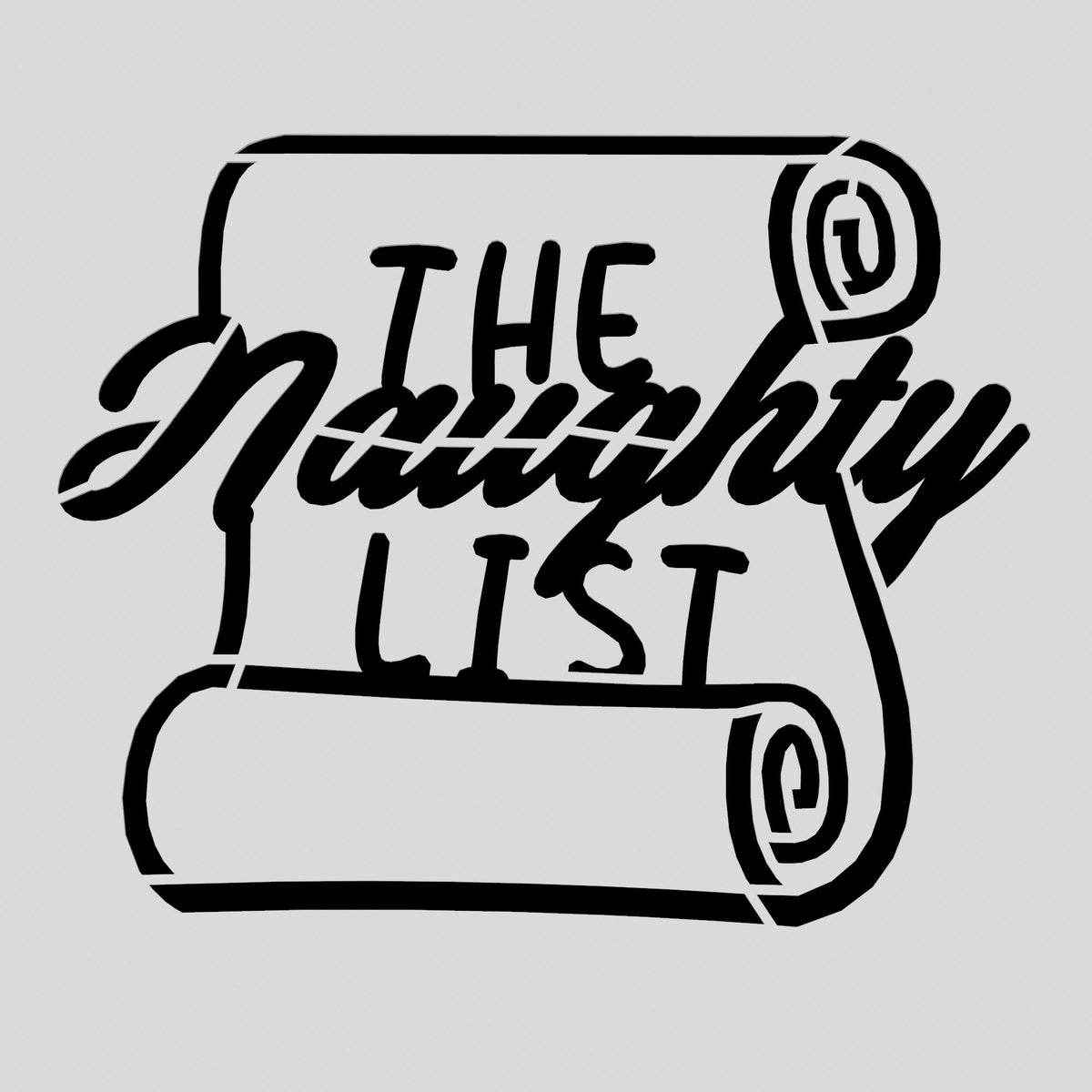 The Naughty List Cookie Cutter | Stamp | Stencil