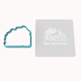 The Princess Has Arrived Cookie Cutter | Stamp | Stencil #1