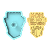 This Box is Meowing Cookie Cutter | Stamp | Stencil