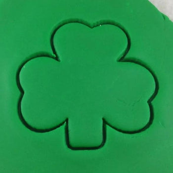 Three Leaf Clover Cookie Cutter Outline - St Pats / July 4th