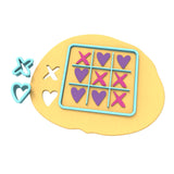 Tic Tac Toe Board Cookie Cutter & Stamp Set Wedding / Baby / V Day Cookie Cutter Lady 