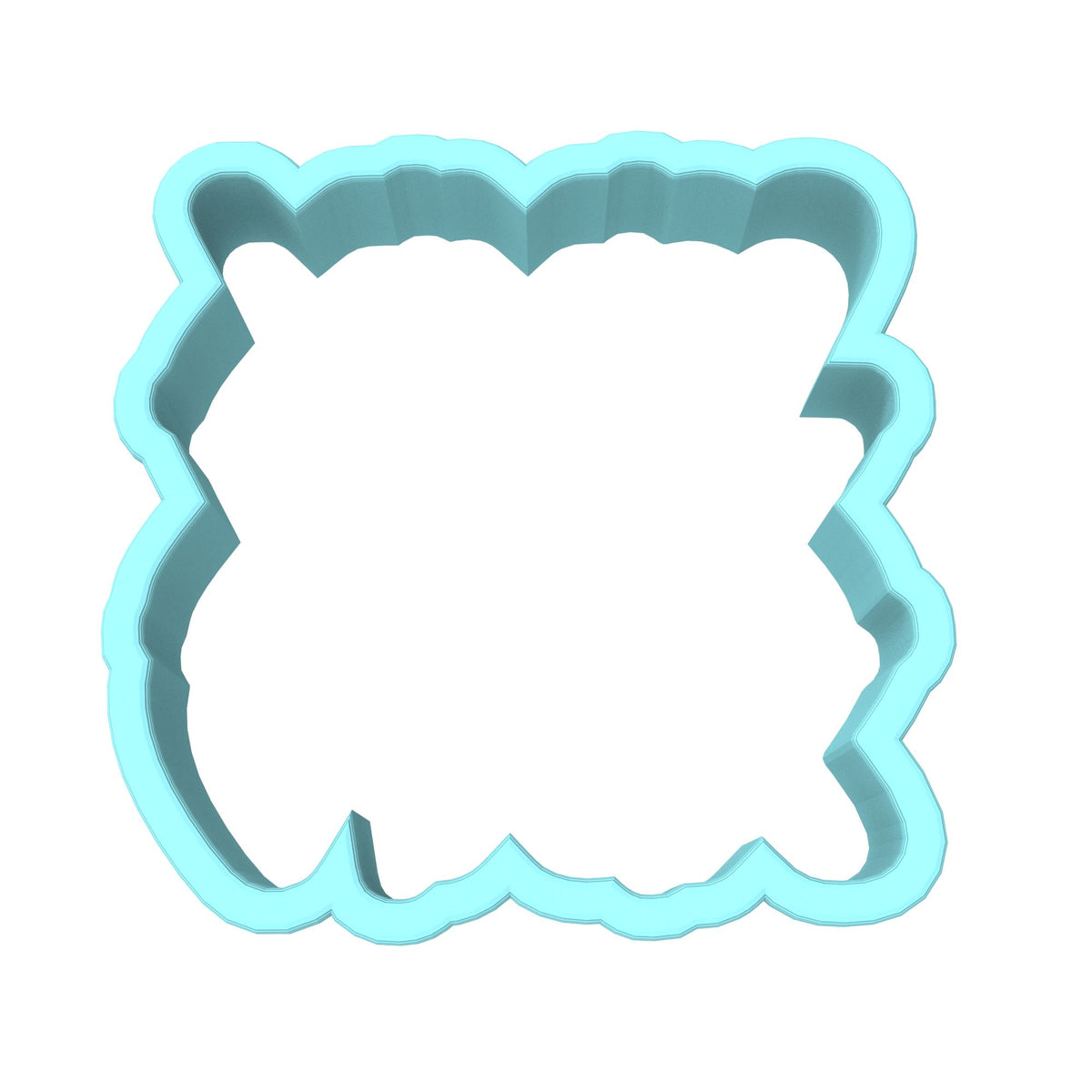 Tic Tac Toe Love Cookie Cutter | Stamp | Stencil #1 Wedding / Baby / V Day Cookie Cutter Lady MINI - 2 Inches (5cm) Cookie Cutter ONLY (Outline) 