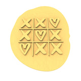 Tic Tac Toe Love Cookie Cutter | Stamp | Stencil #1 Wedding / Baby / V Day Cookie Cutter Lady 