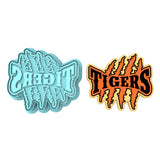 Tiger Claw Scratch Cookie Cutter | Stamp | Stencil #1 Animals & Dinosaurs Cookie Cutter Lady MINI - 2 Inches (5cm) **BUNDLE** Cutter + Stamp 