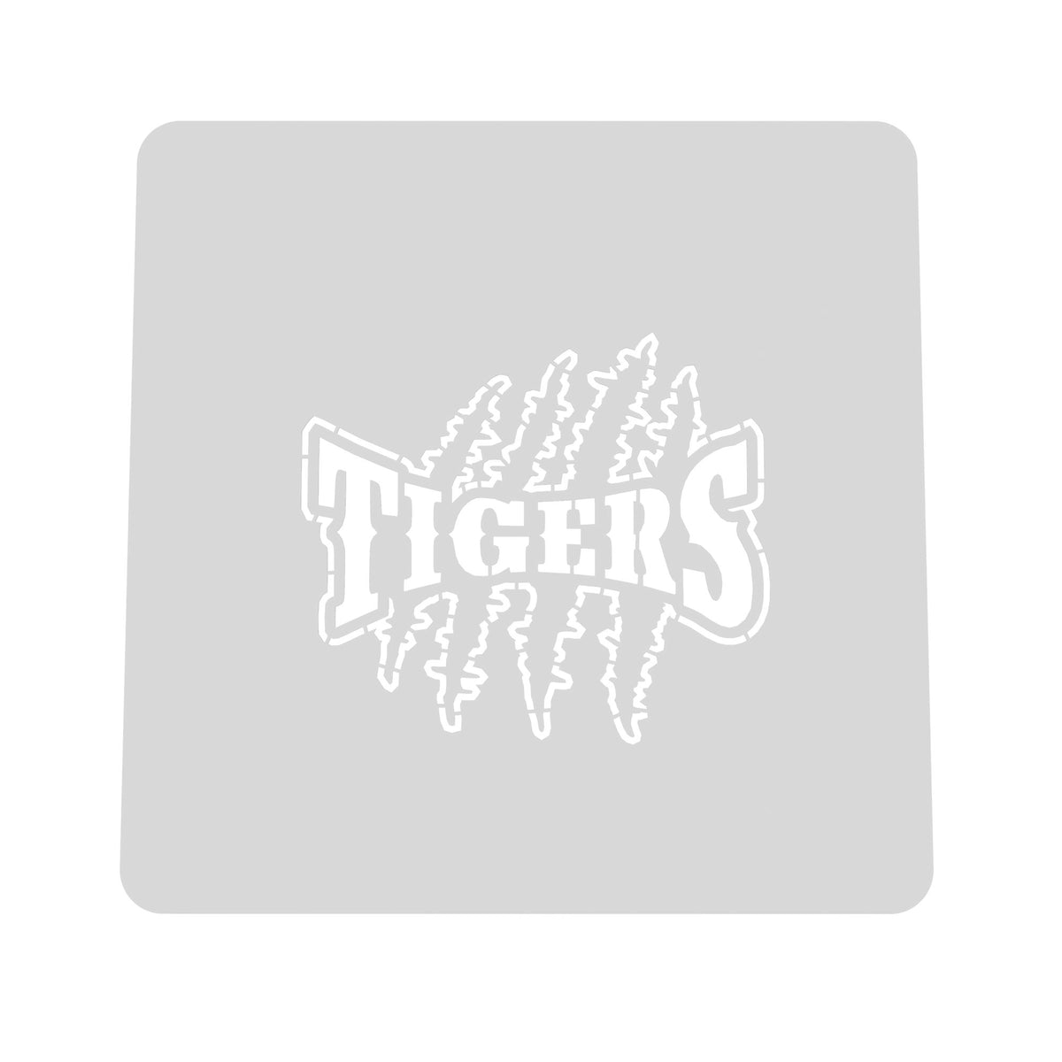 Tiger Claw Scratch Cookie Cutter | Stamp | Stencil #1 Animals & Dinosaurs Cookie Cutter Lady MINI - 2 Inches (5cm) Stencil ONLY 