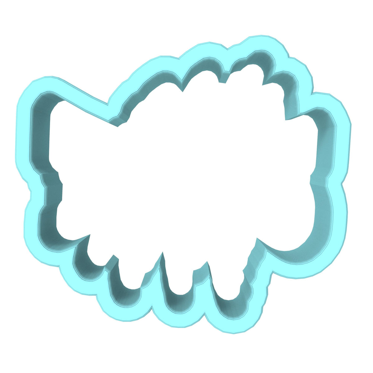 Tiger Claw Scratch Cookie Cutter | Stamp | Stencil #1 Animals & Dinosaurs Cookie Cutter Lady MINI - 2 Inches (5cm) Cookie Cutter ONLY (Outline) 
