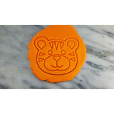 Tiger Face Cookie Cutter  Stamp & Outline #1