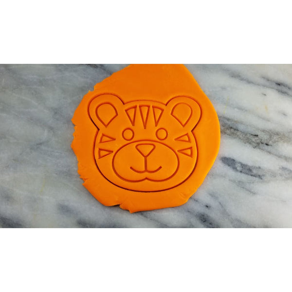 Bear Face Cookie Cutter Stamp & Outline #1