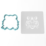 Tiger Face Cookie Cutter | Stamp | Stencil #2