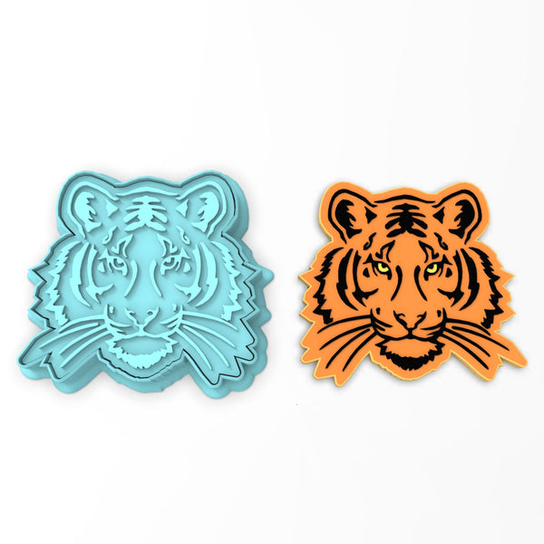 Tiger Face Cookie Cutter | Stamp | Stencil #2