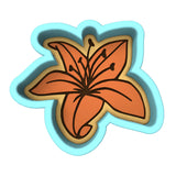 Tiger Lily Cookie Cutter | Stamp | Stencil #1 Animals & Dinosaurs Cookie Cutter Lady 