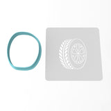 Tire Cookie Cutter | Stamp | Stencil #1