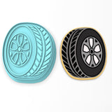Tire Cookie Cutter | Stamp | Stencil #1