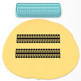 Tire Tread Cookie Cutter | Stamp | Stencil #1