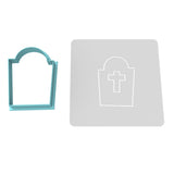 Tombstone Cookie Cutter | Stamp | Stencil #2