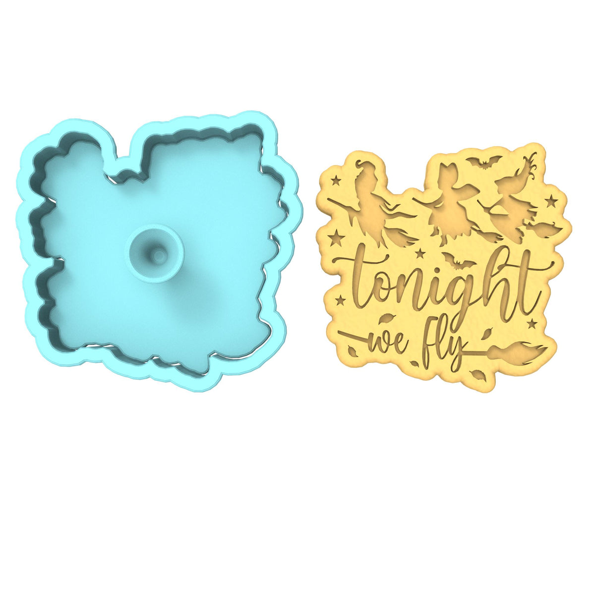 Tonight We Fly Cookie Cutter | Stamp | Stencil #1