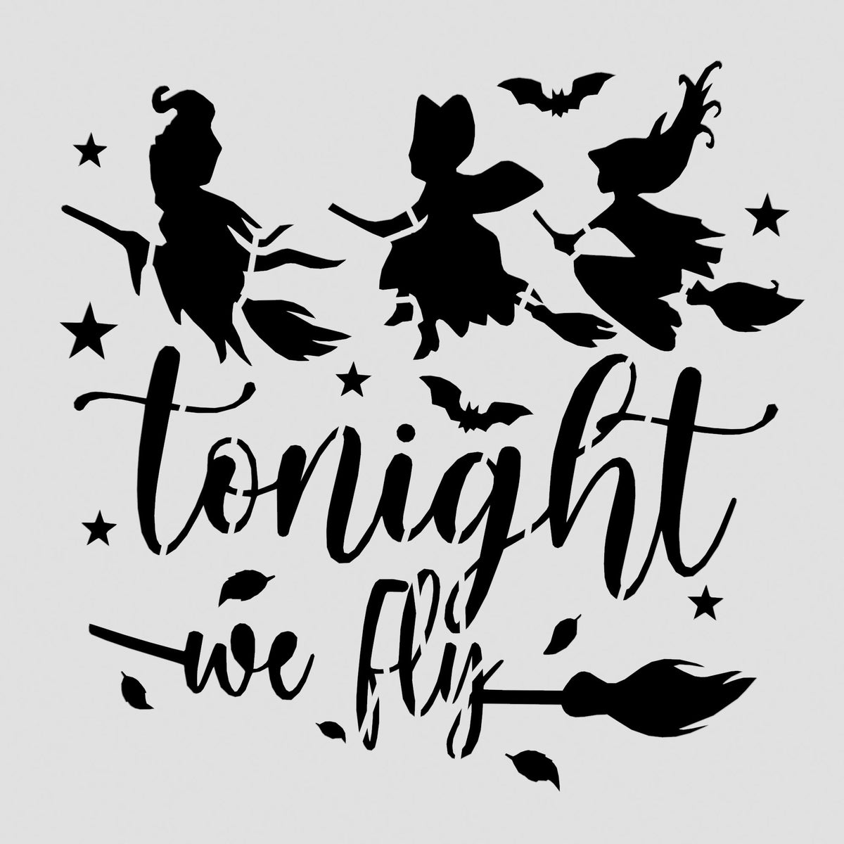 Tonight We Fly Cookie Cutter | Stamp | Stencil #1