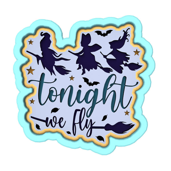 Tonight We Fly Cookie Cutter | Stamp | Stencil #1