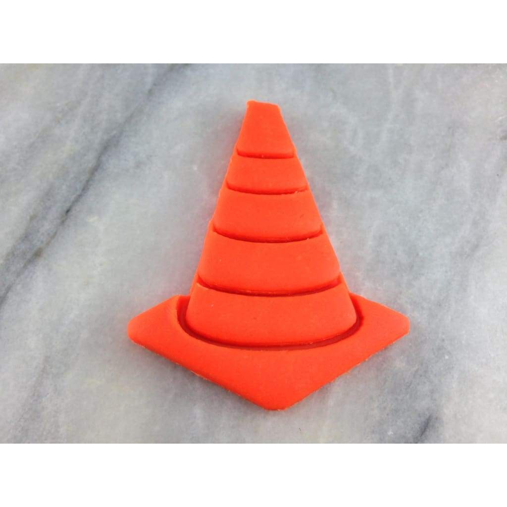 Traffic Cone Cookie Cutter Detailed