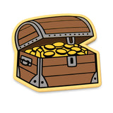 Treasure Chest Cookie Cutter | Stamp | Stencil #1