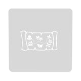 Treasure Map Cookie Cutter | Stamp | Stencil #2 Animals & Dinosaurs Cookie Cutter Lady MINI - 2 Inches (5cm) Stencil ONLY 