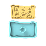 Treasure Map Cookie Cutter | Stamp | Stencil #2 Animals & Dinosaurs Cookie Cutter Lady 