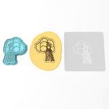 Tree House Cookie Cutter | Stamp | Stencil #1