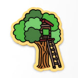 Tree House Cookie Cutter | Stamp | Stencil #1