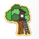 Tree House Cookie Cutter | Stamp | Stencil #1