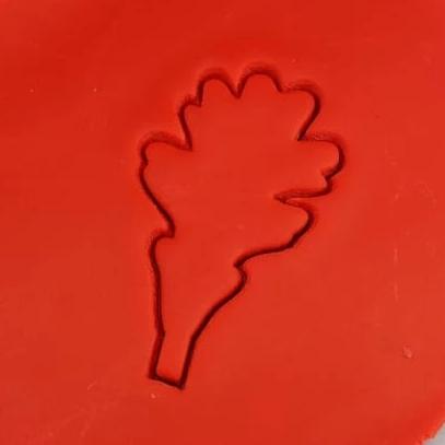 Tree Leaf Cookie Cutter Outline #4 Easter / Spring / Flower Cookie Cutter Lady 