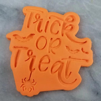 Trick or Treat Cookie Cutter Outline & Stamp #2 - Halloween / Fall