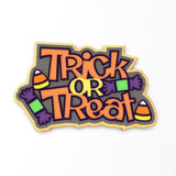 Trick or Treat Cookie Cutter | Stamp | Stencil #1