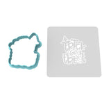 Trick or Treat Cookie Cutter | Stamp | Stencil #3