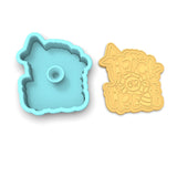 Trick or Treat Cookie Cutter | Stamp | Stencil #3