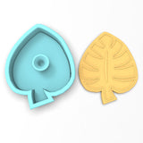 Tropical Leaf Cookie Cutter | Stamp | Stencil #1